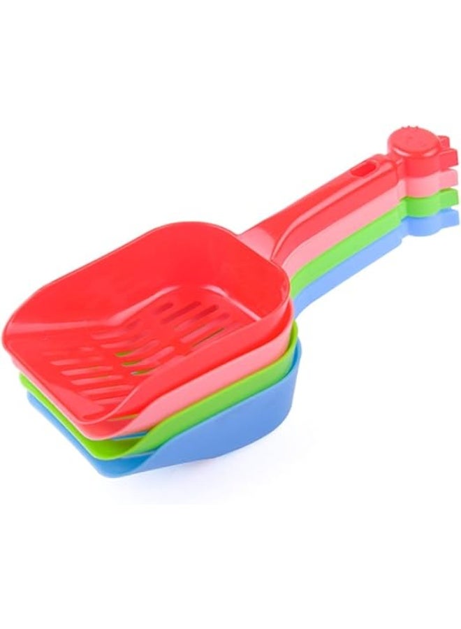 صندوق فضلات قطط فاخر مع مغرفة(بنفسجي) - Image 3